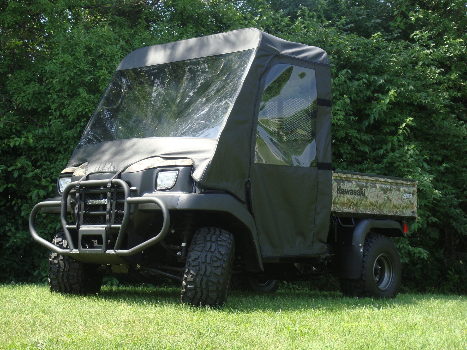 Kawasaki Mule 3000/3010 - Full Cab Enclosure (KAW301-FCE-BLK) - 3 Star UTV