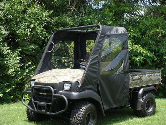 3 Star UTV Kawasaki Mule 3000/3010 - Soft Doors (KAW301-DOF-BLK) - 3 Star UTV