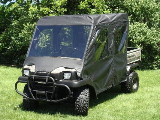 Kawasaki Mule 3000/3010 Trans - Full Cab Encl (KAW30T-FCE-BLK) - 3 Star UTV