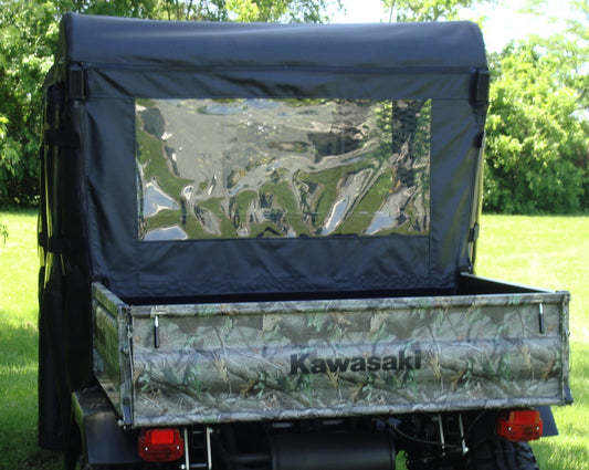 Kawasaki Mule 3000/3010 Trans - Soft Back Panel (KAW30T-BCK-BLK) - 3 Star UTV