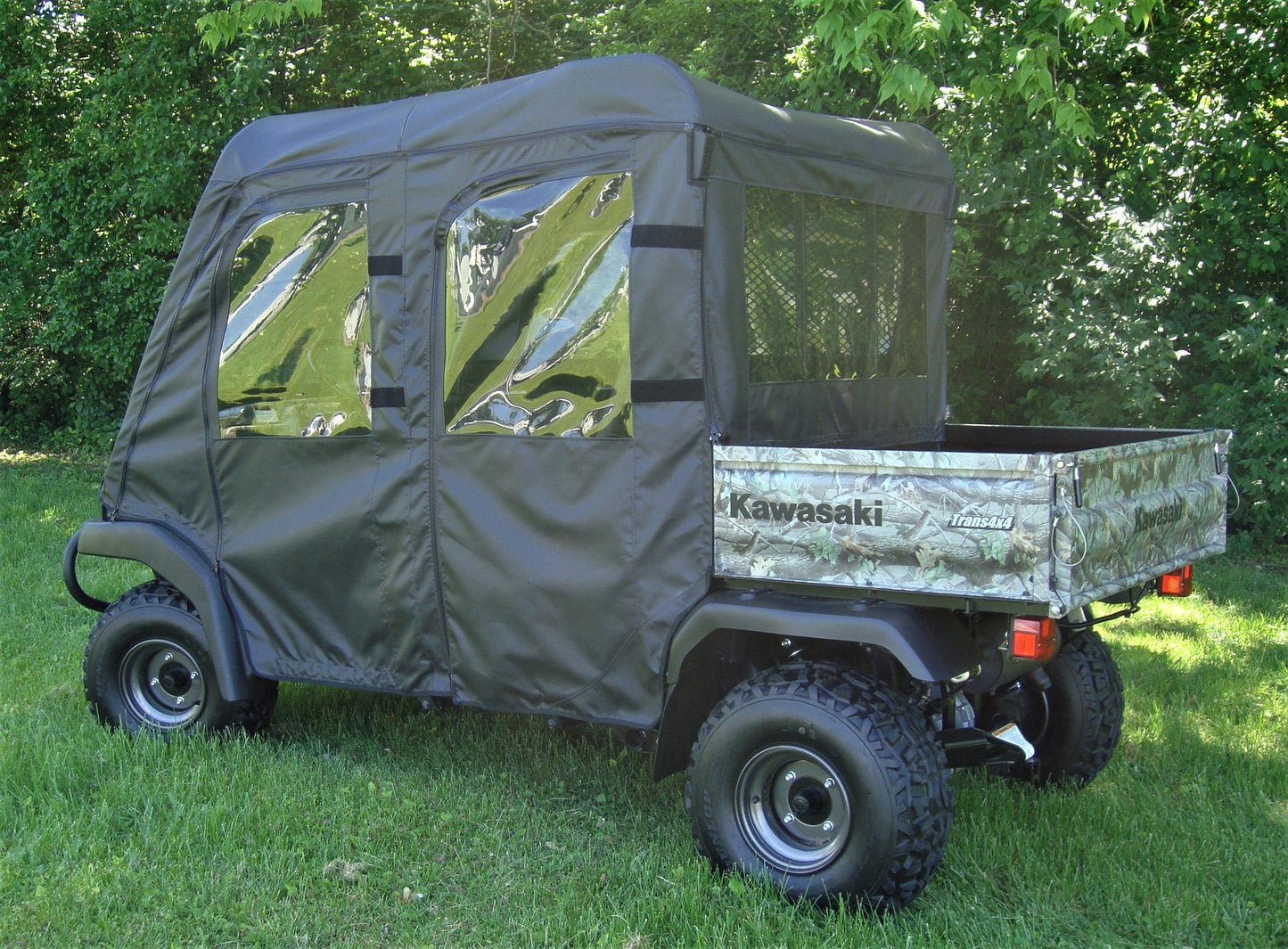 3 Star UTV Kawasaki Mule 4000/4010 Trans - Door/Rear Window Combo - 3 Star UTV
