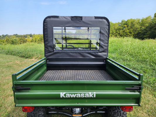 Kawasaki Mule 4000/4010 - Soft Back Panel (KAW401-BCK-BLK) - 3 Star UTV