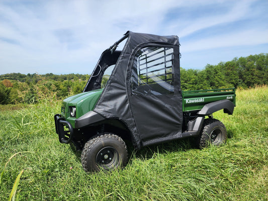 3 Star UTV Kawasaki Mule 4000/4010 - Soft Doors (KAW401-DOF-BLK) - 3 Star UTV