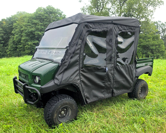 Kawasaki Mule 4000/4010 Trans - Full Cab Enclosure for Hard Windshield