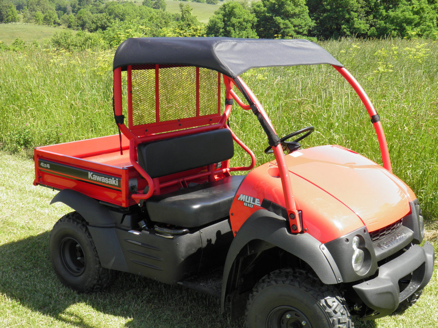 3 Star UTV Kawasaki Mule 600/610 - Soft Top (KAW610-TCA-BLK) - 3 Star UTV