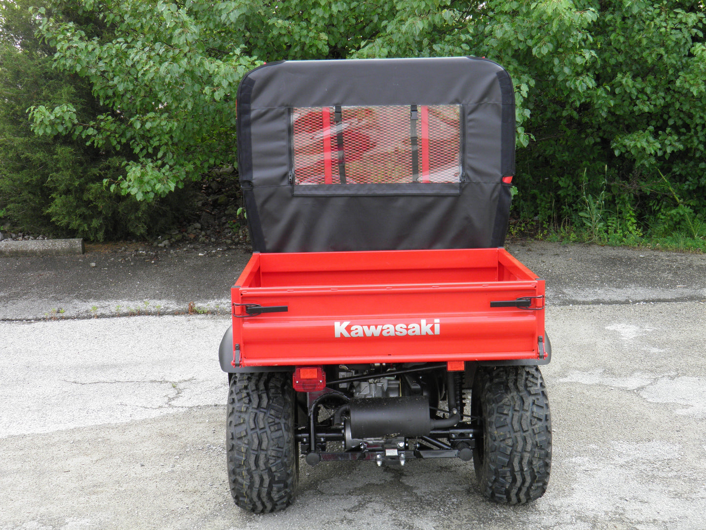 3 Star UTV Kawasaki Mule SX - Soft Back Panel (KAWMSX-BCK-BLK) - 3 Star UTV