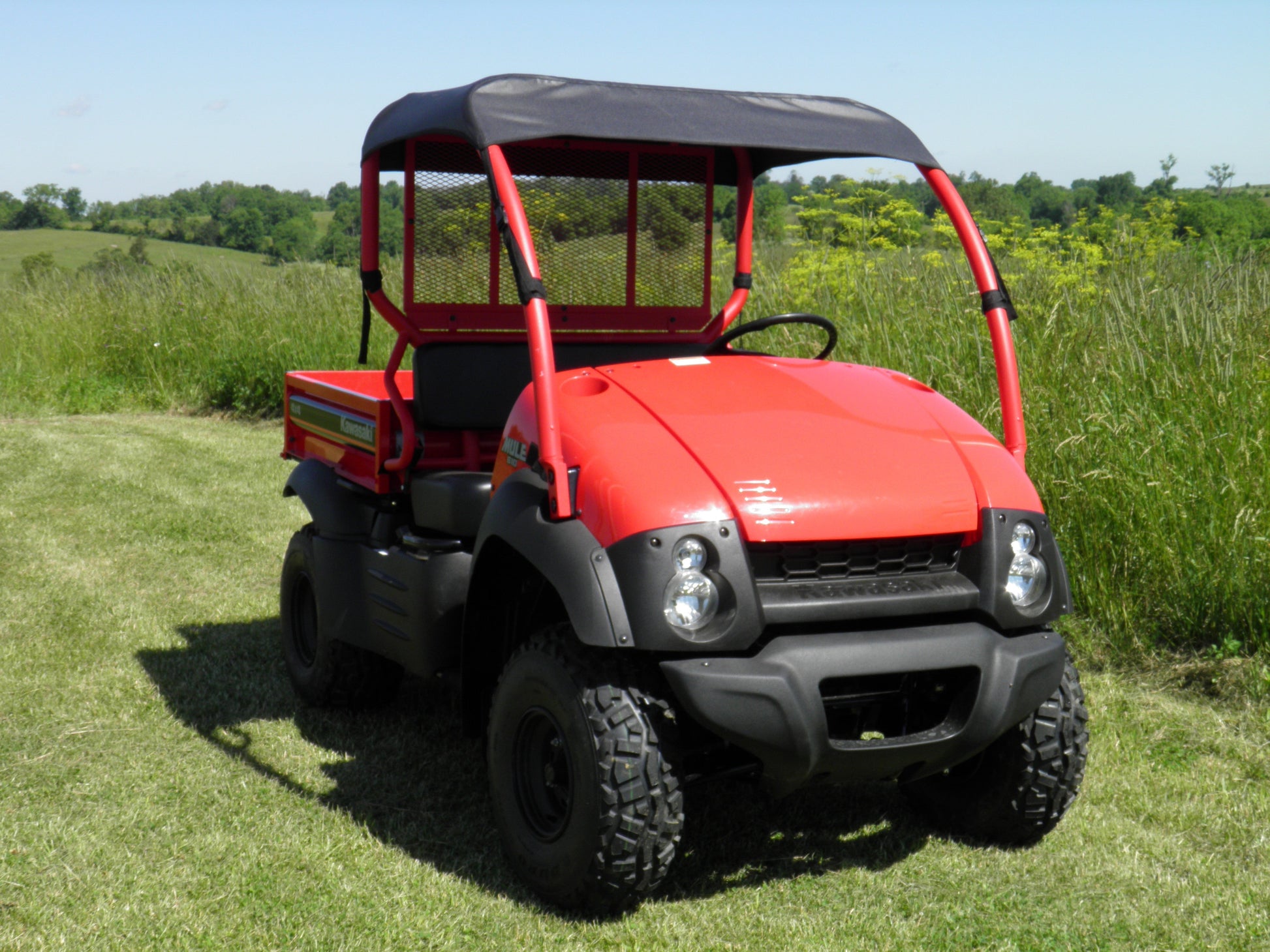 3 Star UTV Kawasaki Mule SX - Soft Top Enclosure (KAWMSX-TCA-BLK) - 3 Star UTV
