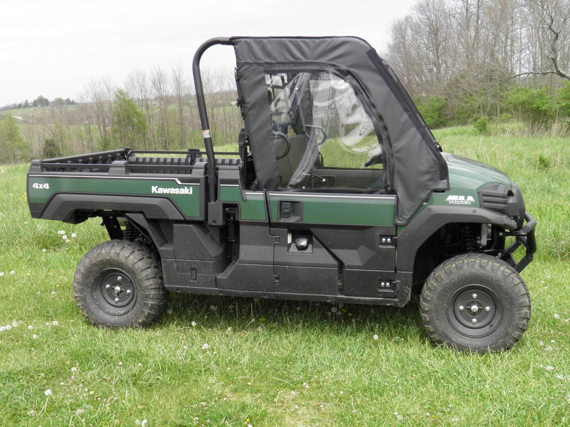 Kawasaki Pro FX - Full Cab Enclosure for Hard (KAWPFX-FCH-BLK) - 3 Star UTV