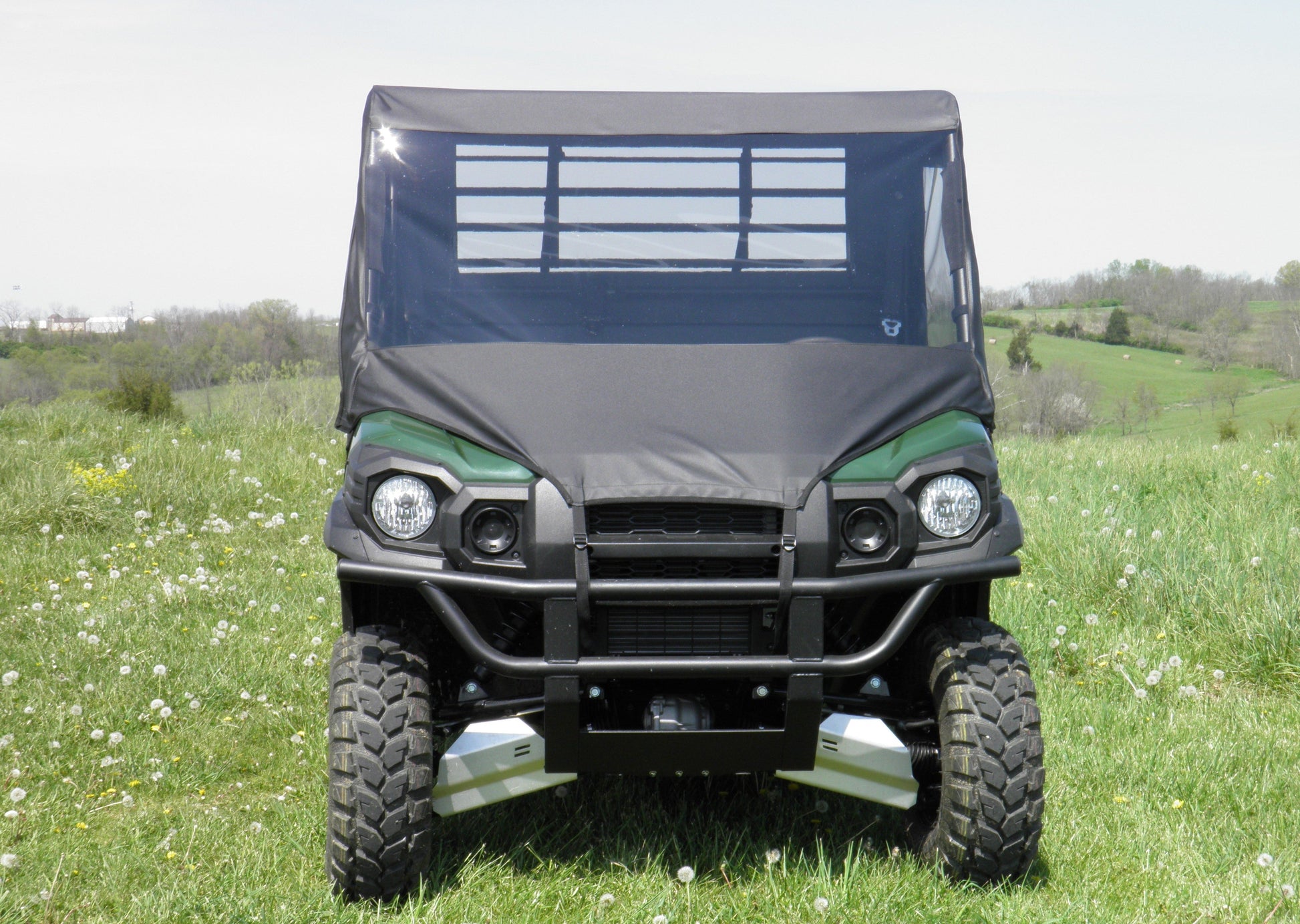 Kawasaki Pro FX - Vinyl Windshield/Top Combo (KAWPFX-WTO-BLK) - 3 Star UTV
