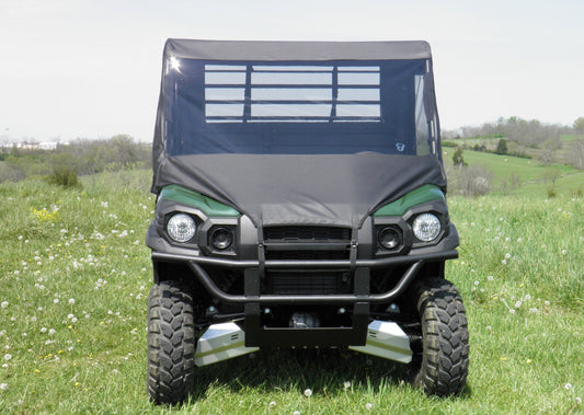 Kawasaki Pro FX - Vinyl Windshield/Top Combo (KAWPFX-WTO-BLK) - 3 Star UTV