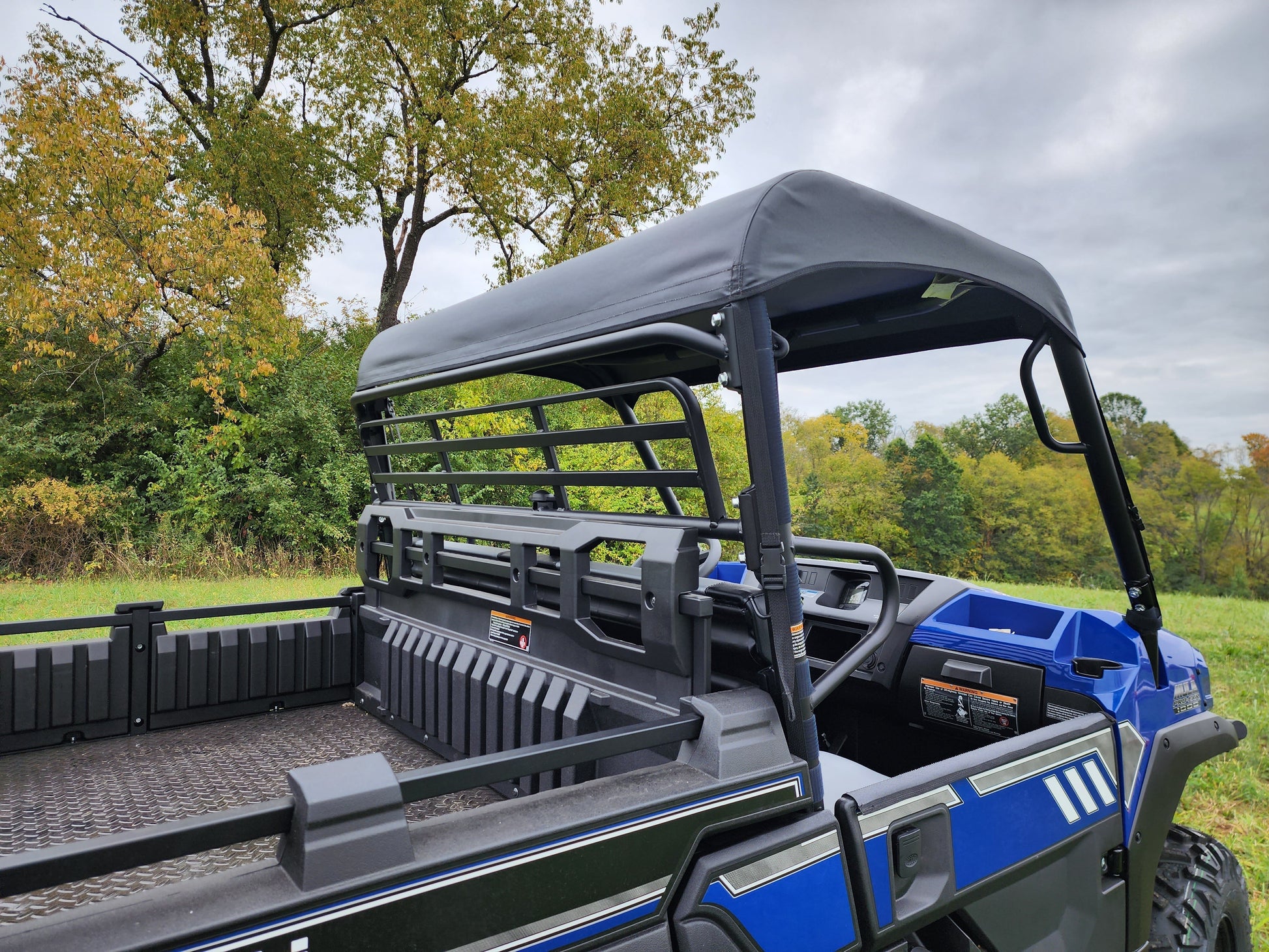 3 Star UTV Kawasaki Pro FXR - Canvas Top (KAWFXR-TCA-BLK) - 3 Star UTV