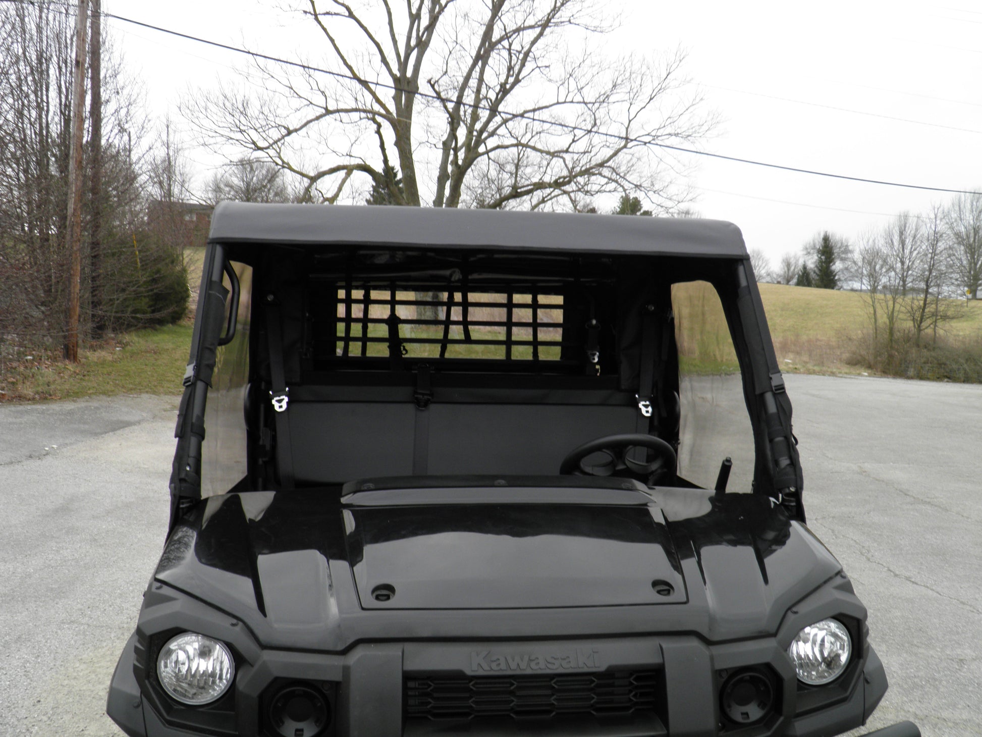 3 Star UTV Kawasaki Pro FXT - Soft Top Enclosure (KAWFXT-TCA-BLK) - 3 Star UTV