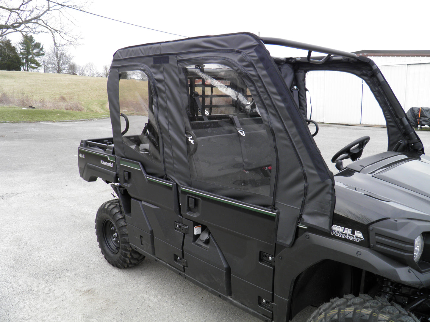 3 Star UTV Kawasaki Pro FXT - Soft Doors (KAWFXT-DOH-BLK) - 3 Star UTV