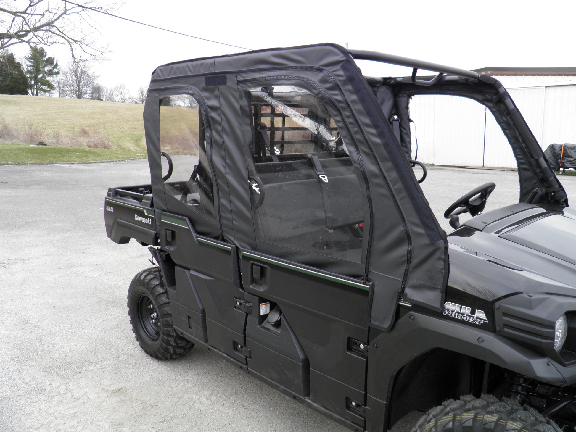 3 Star UTV Kawasaki Pro FXT - Soft Doors (KAWFXT-DOH-BLK) - 3 Star UTV