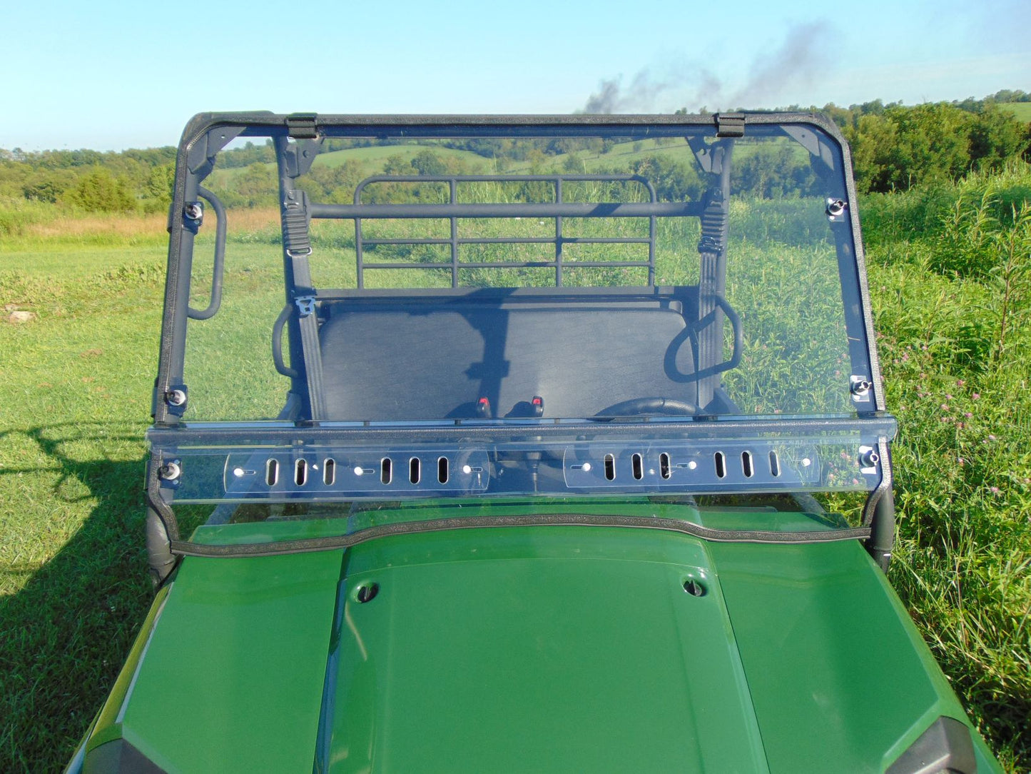 3 Star UTV Kawasaki Pro-MX - 2 Pc Windshield with Clamp, Vent... - 3 Star UTV