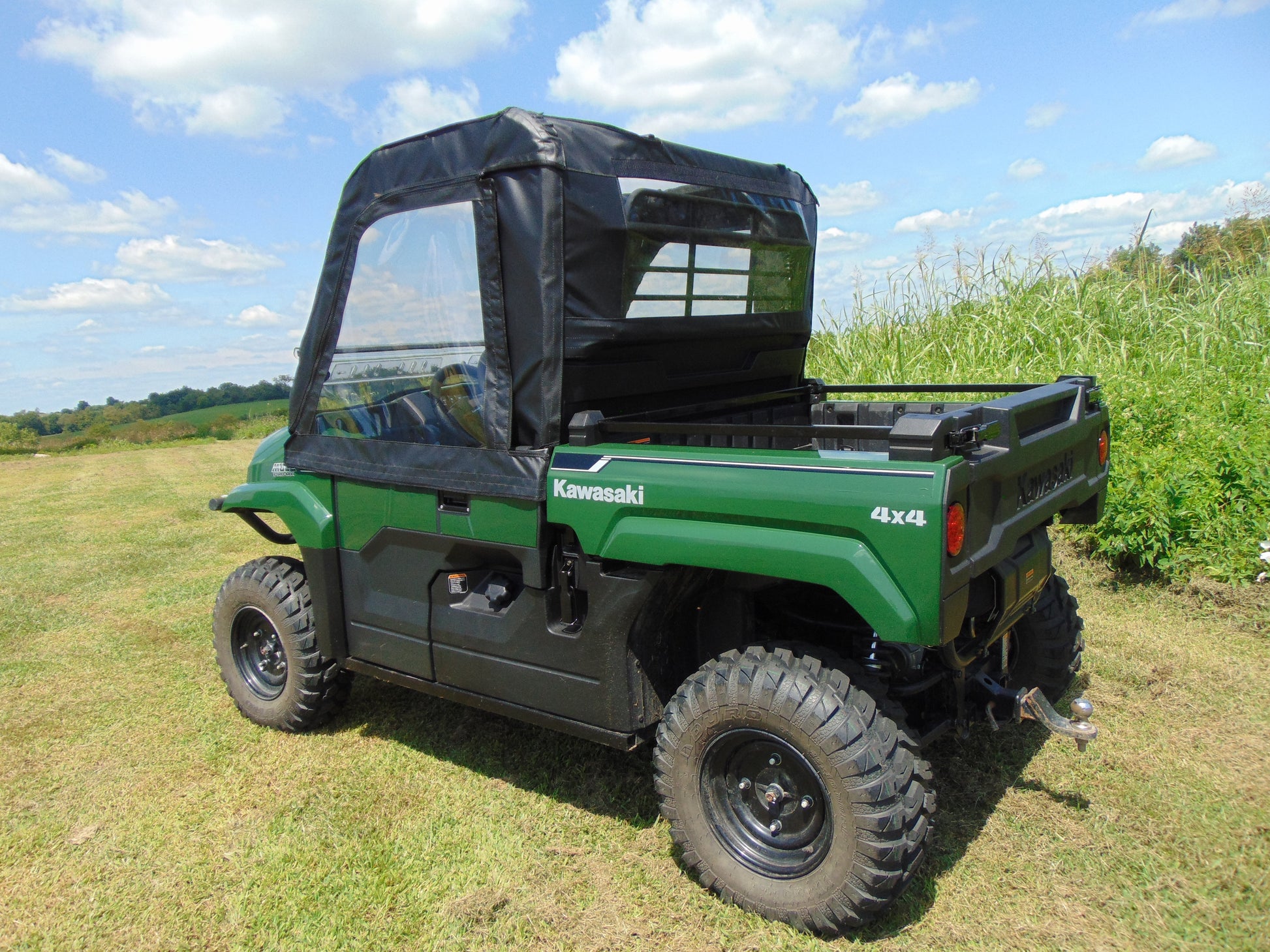 Kawasaki Pro-MX - Door/Rear Window Combo (KAWMMX-DRH-BLK) - 3 Star UTV