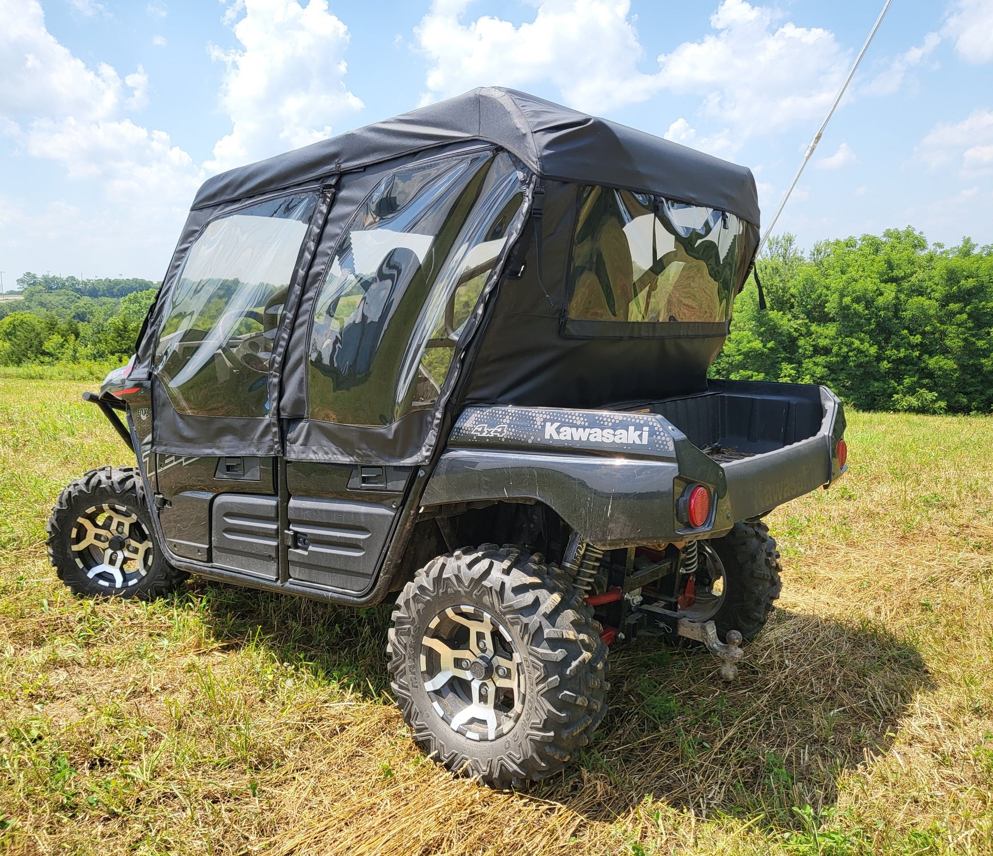 Kawasaki Teryx 4-Seater - Full Cab Enclosure (KAWTR4-FCD-BLK) - 3 Star UTV
