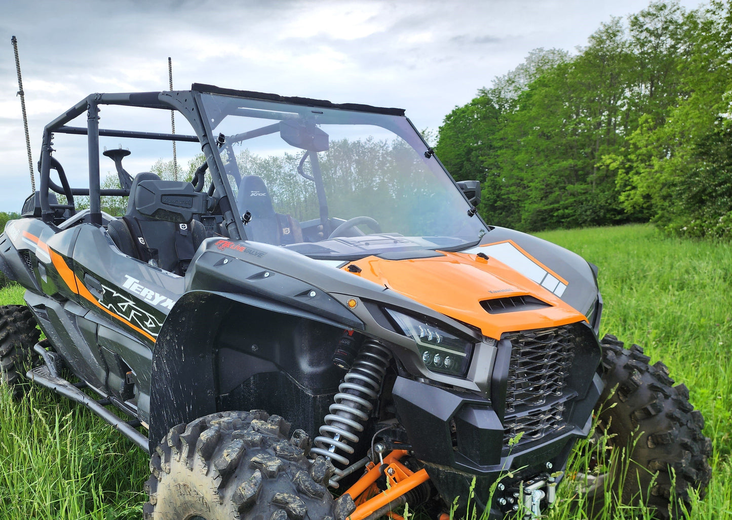 Kawasaki Teryx KRX Crew - 1 Pc Scratch-Resistant Windshield