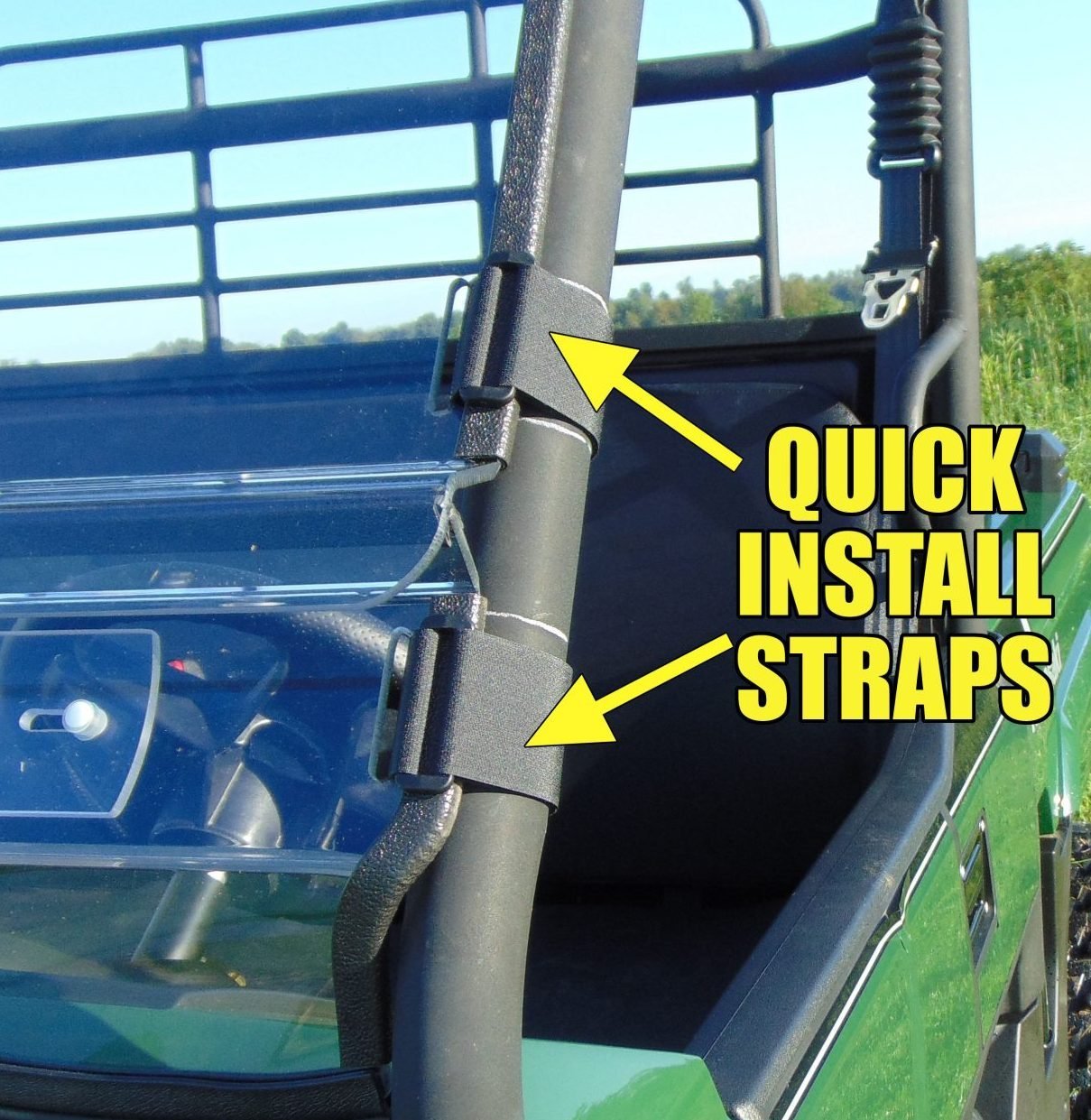 Kawasaki Teryx KRX - Scratch-Resistant Half Windshield