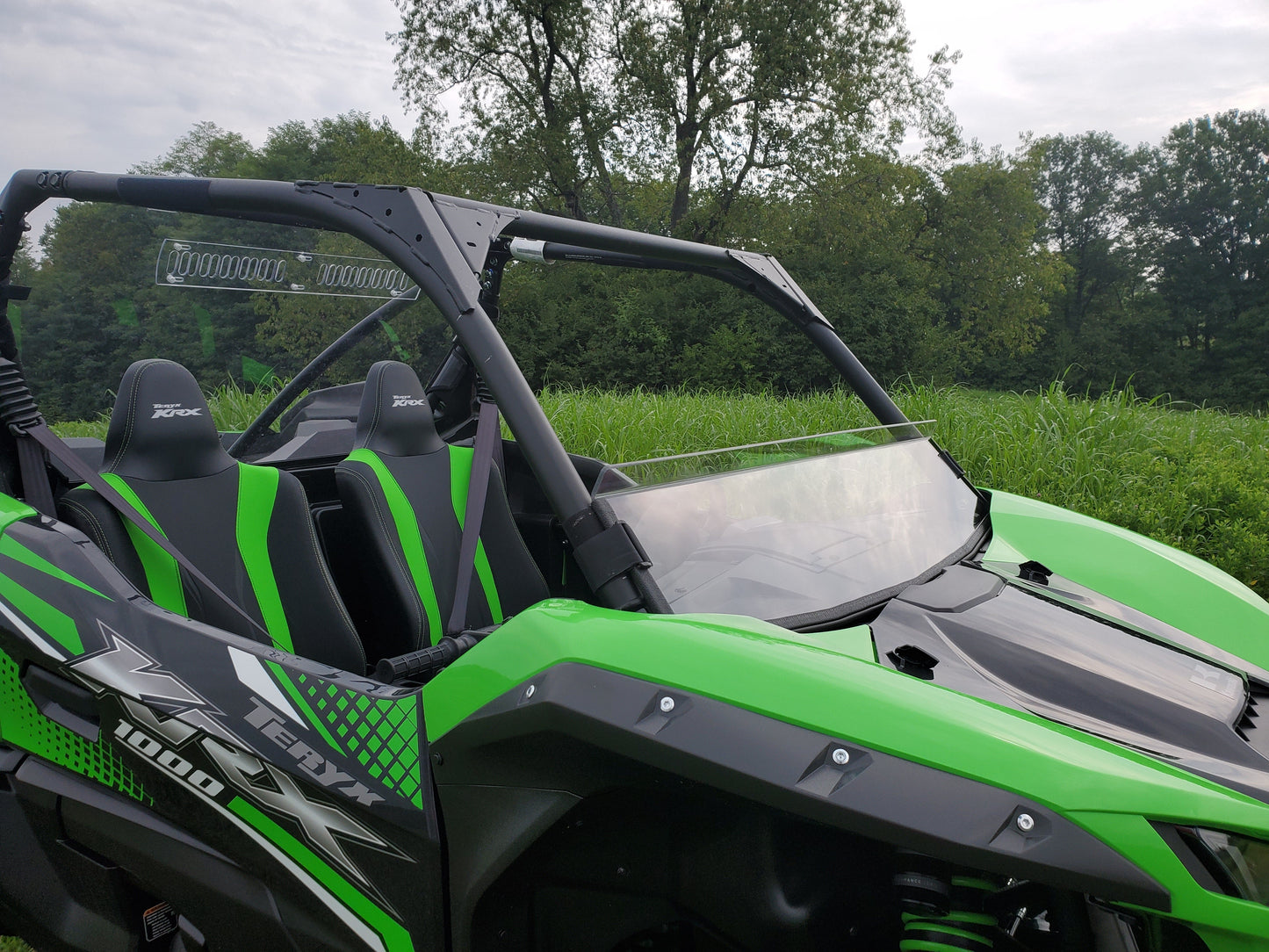 Kawasaki Teryx KRX - Scratch-Resistant Half W (KAWKRX-SMH-CLR) - 3 Star UTV
