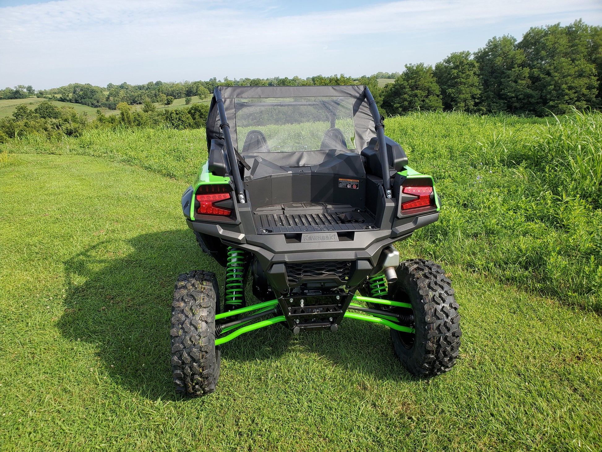 3 Star UTV Kawasaki Teryx KRX - Soft Back Panel (KAWKRX-BCK-BLK) - 3 Star UTV