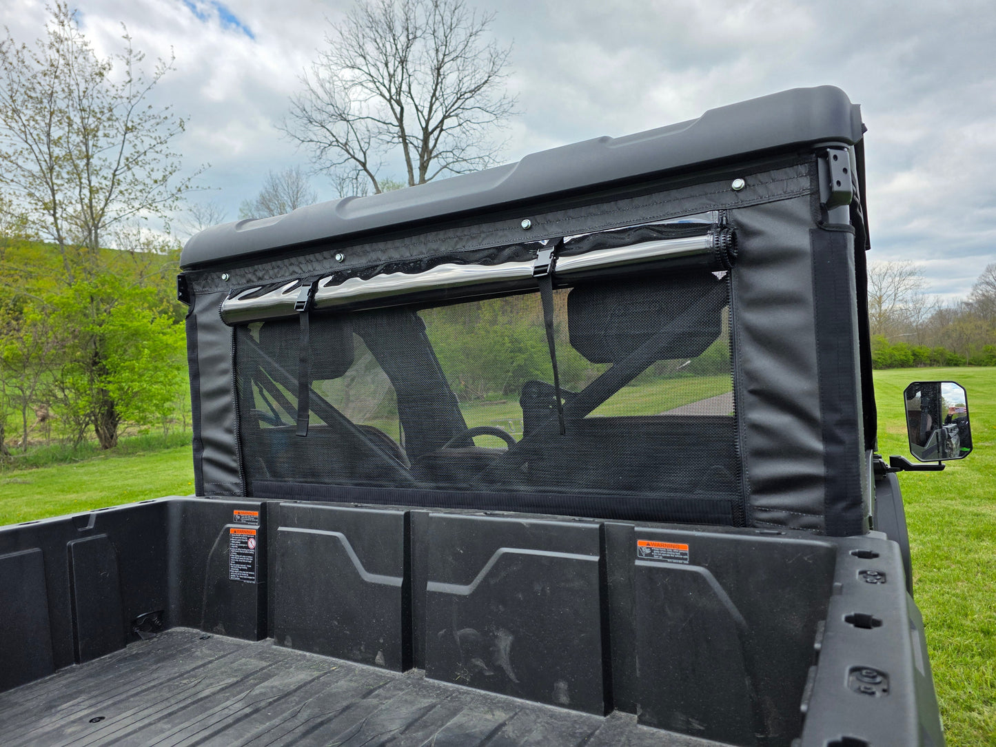 Kawasaki Teryx KRX - Soft Back Panel with Mesh/Vinyl Window