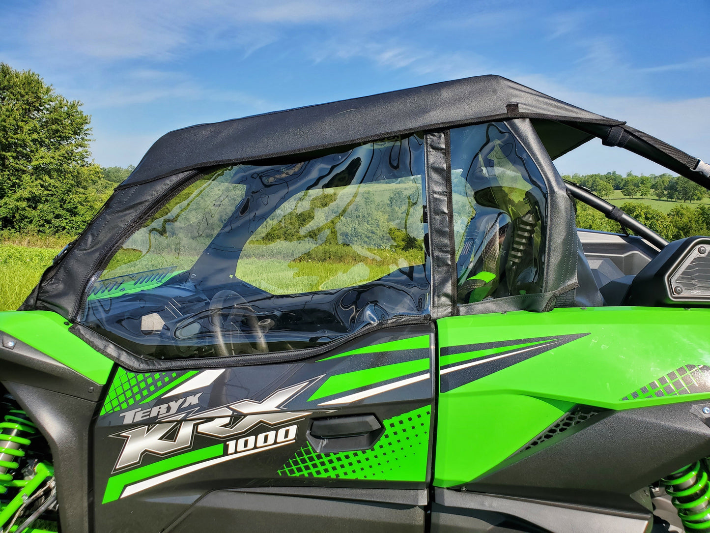 3 Star UTV Kawasaki Teryx KRX - Upper Doors (KAWKRX-DOH-BLK) - 3 Star UTV