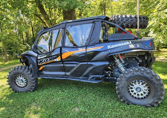 3 Star UTV Kawasaki Teryx KRX Crew - Upper Doors/Rear Panel Combo - 3 Star UTV