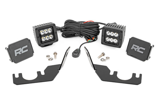 LED Light | Rear Mount | 2" Black Pair | Spot | Kawasaki Teryx 800/Teryx4 800 