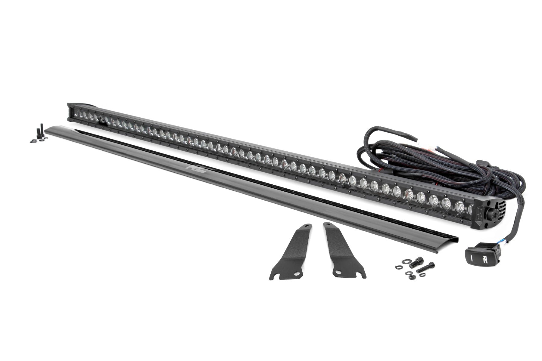 LED Light Kit | Cage Mount | 50" Black Single Row | Kawasaki Teryx 800/Teryx4 800 