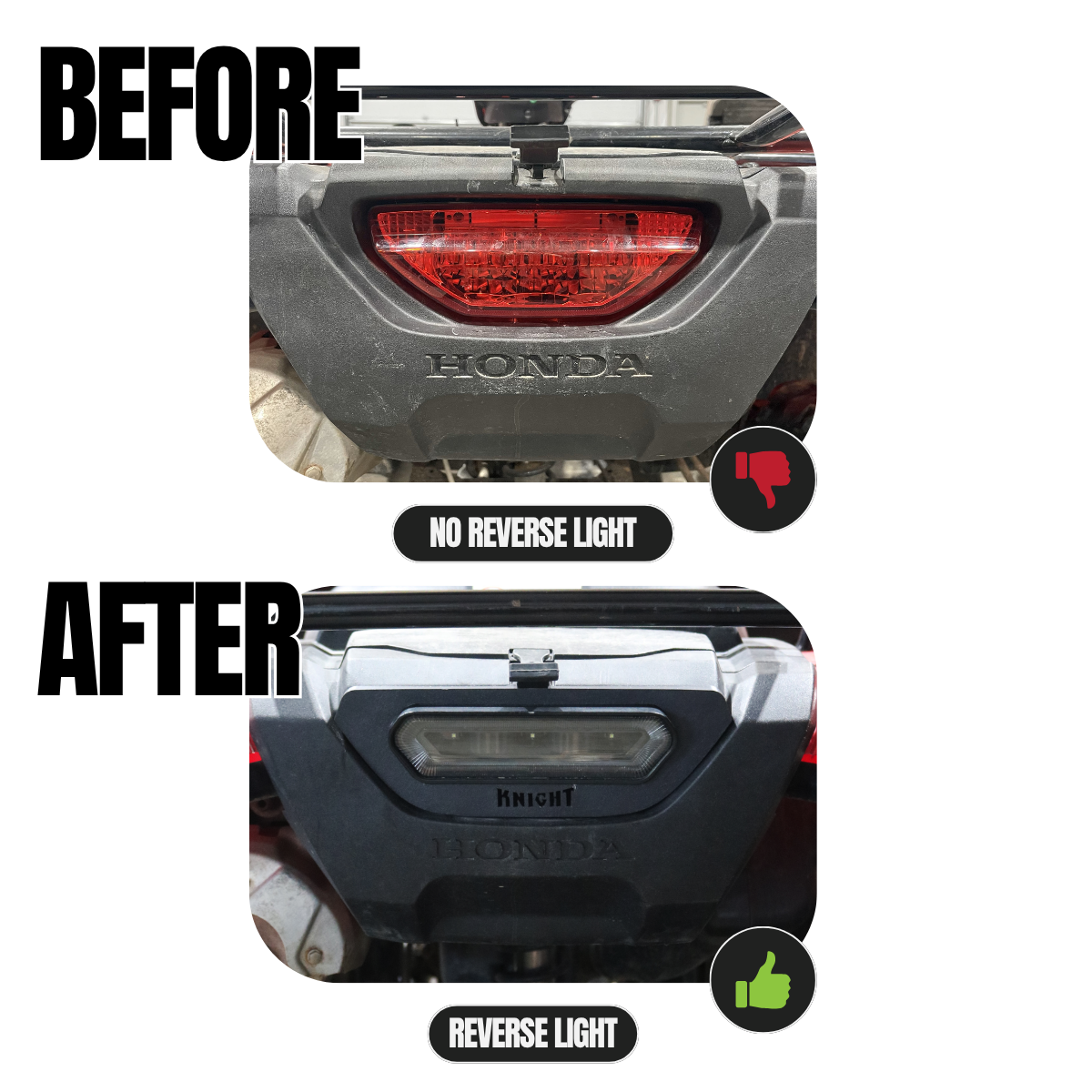 Honda Tail Light with Reverse