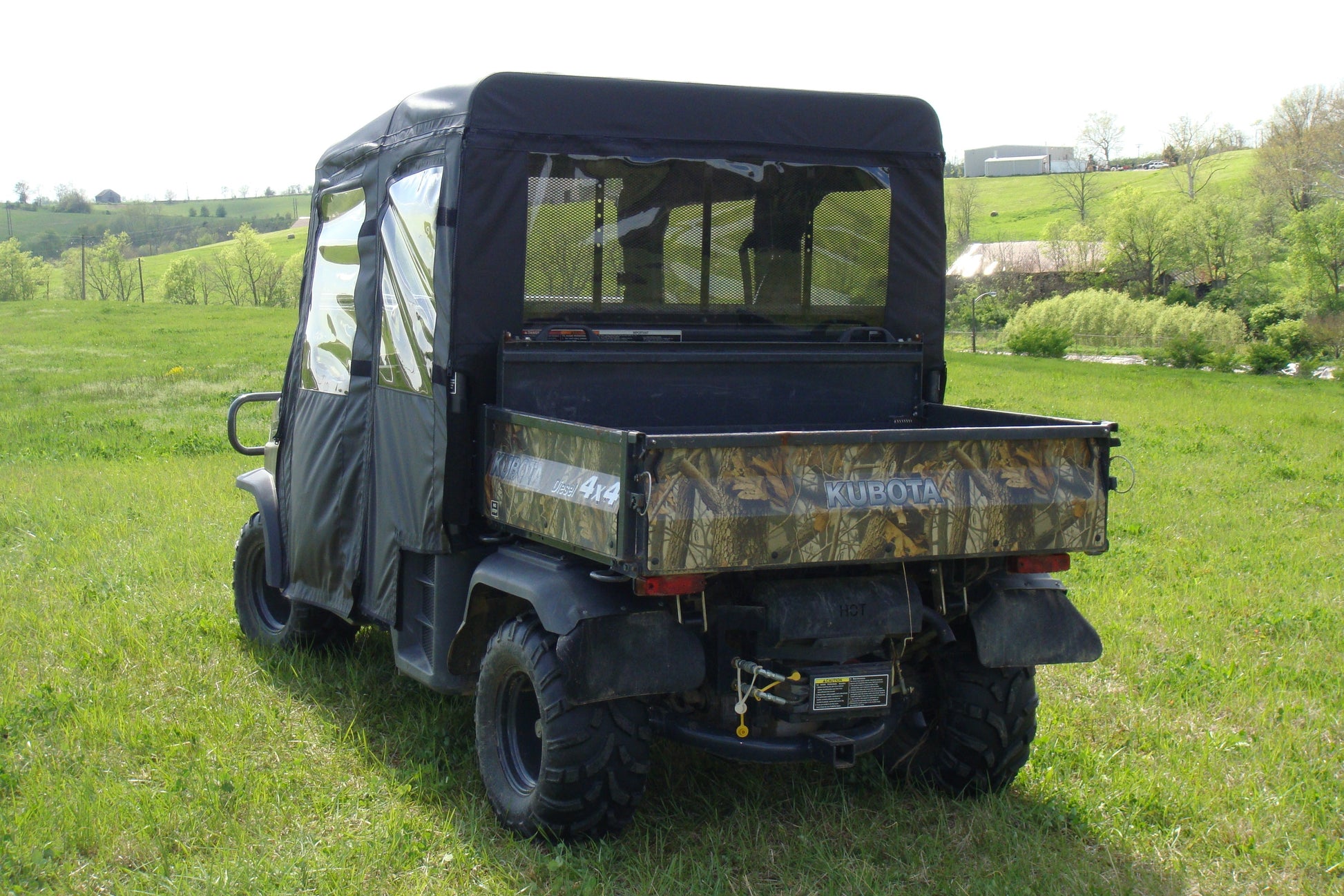 Kubota RTV 1140 - Door/Rear Window Combo (KUB140-DRF-BLK) - 3 Star UTV