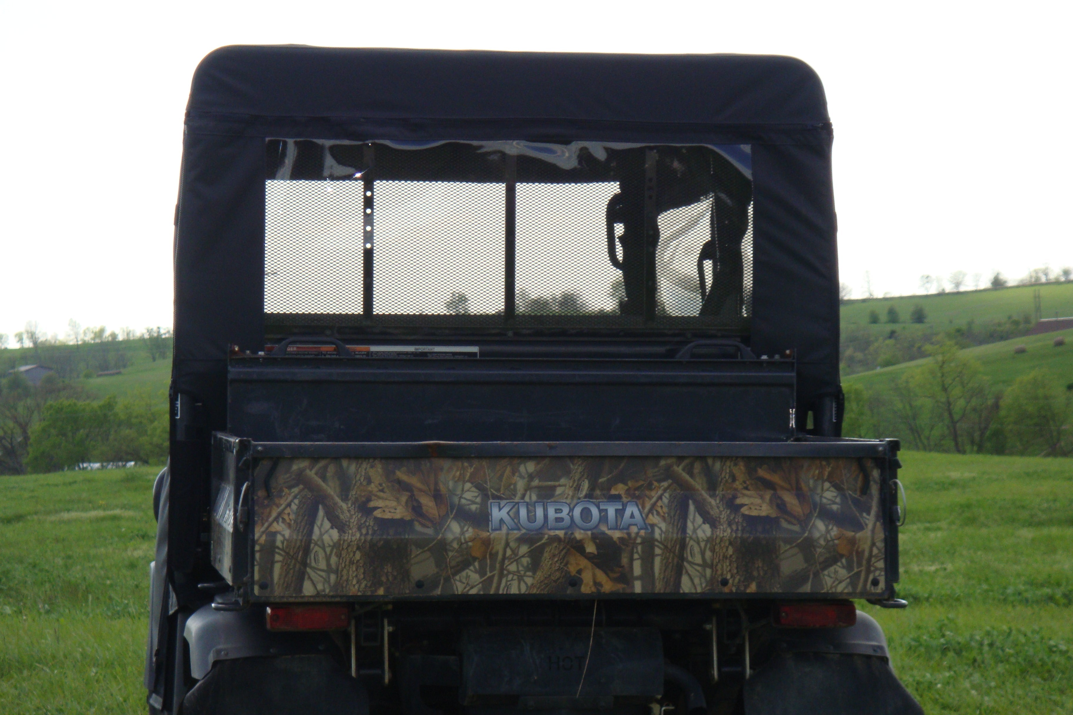 Kubota RTV 1140 - Soft Back Panel (KUB140-BCK-BLK) – JKLOFFROAD