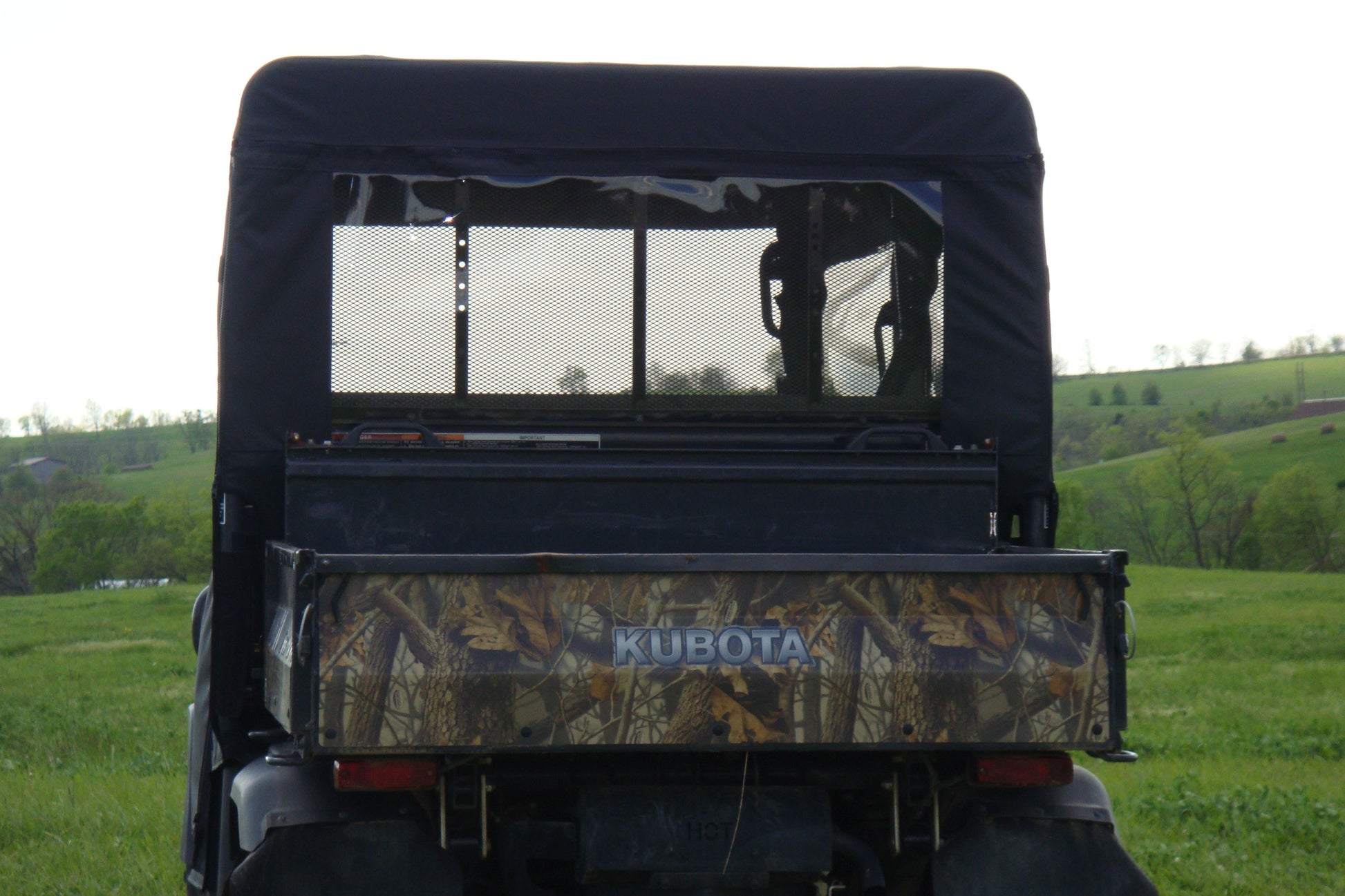 3 Star UTV Kubota RTV 1140 - Soft Back Panel (KUB140-BCK-BLK) - 3 Star UTV