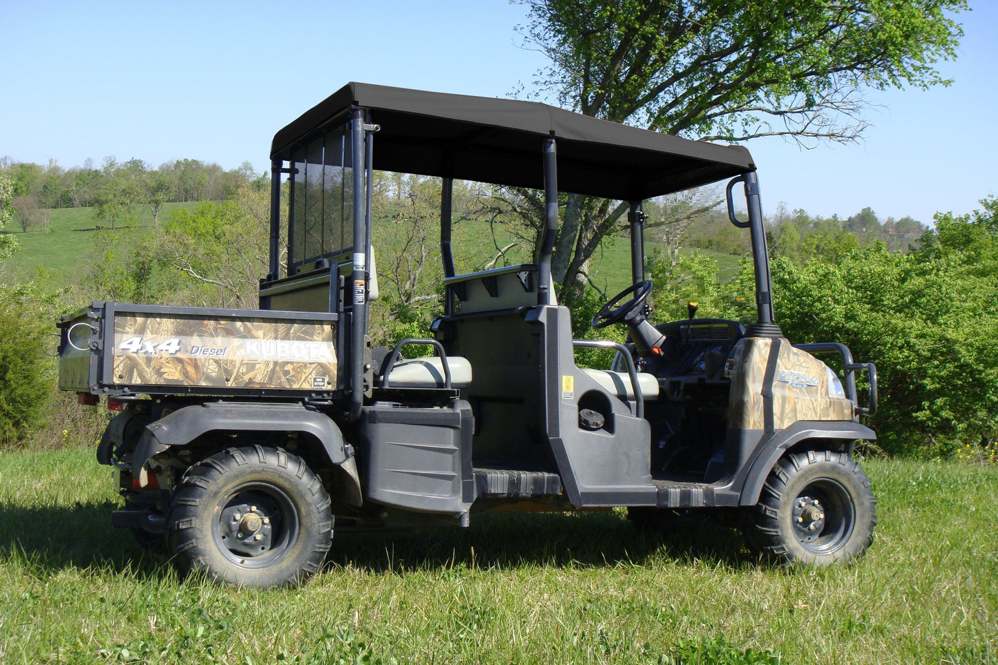 3 Star UTV Kubota RTV 1140 - Soft Top Enclosure (KUB140-TCA-BLK) - 3 Star UTV