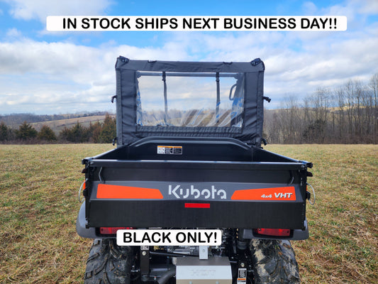 Kubota RTV 400/500/520 - Soft Back Panel (KUB500-BCK-BLK) - 3 Star UTV