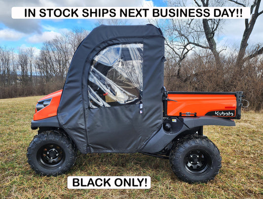 3 Star UTV Kubota RTV 400/500/520 - Soft Doors (KUB500-DOF-BLK) - 3 Star UTV