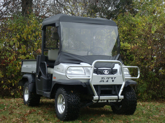Kubota RTV 900/1120 - Vinyl Windshield/Top Combo (KUB900-WTO-BLK) - 3 Star UTV