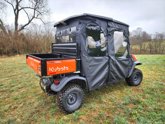 Kubota RTV X1140 - Door/Rear Window Combo (KUBX14-DRF-BLK) - 3 Star UTV