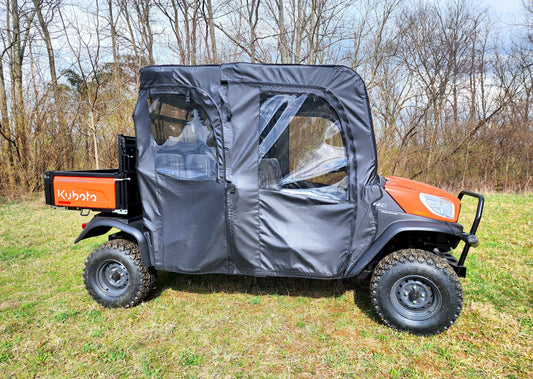 3 Star UTV Kubota RTV X1140 - Soft Doors (KUBX14-DOF-BLK) - 3 Star UTV