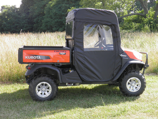 Kubota RTV XG850 (Sidekick) - Full Cab Enclos (KUBX85-FCF-BLK) - 3 Star UTV
