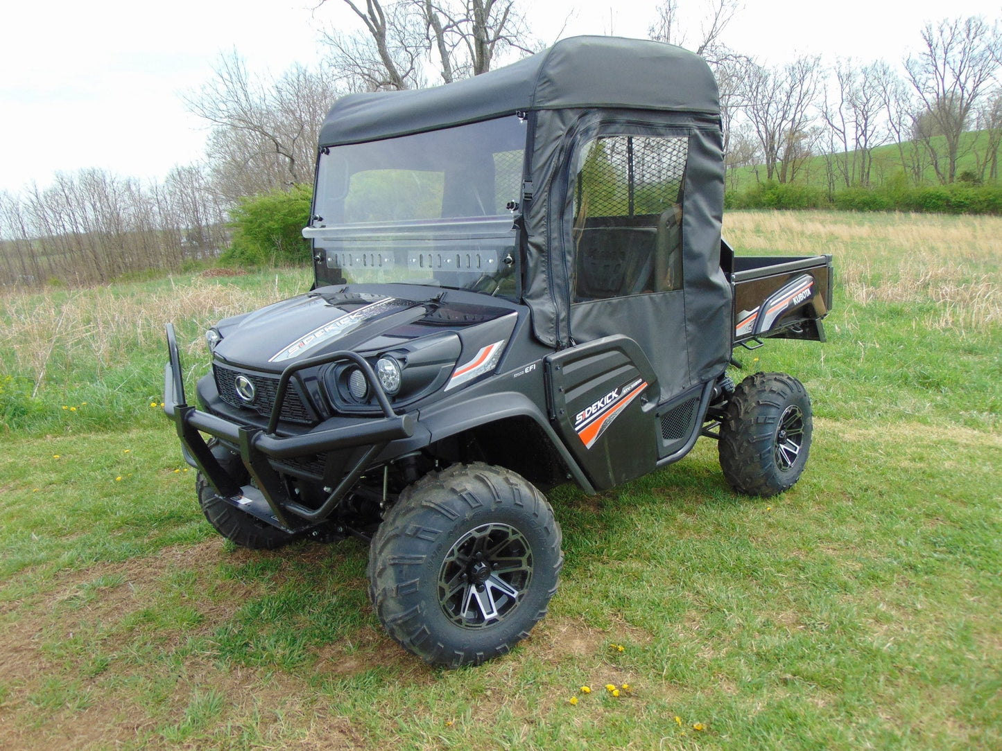 Kubota RTV XG850 (Sidekick) - Full Cab Enclos (KUBX85-FCH-BLK) - 3 Star UTV