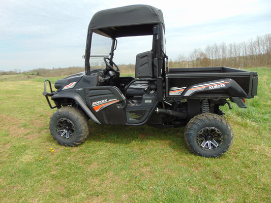 Kubota RTV XG850 (Sidekick) - Soft Top (KUBX85-TCA-BLK) - 3 Star UTV