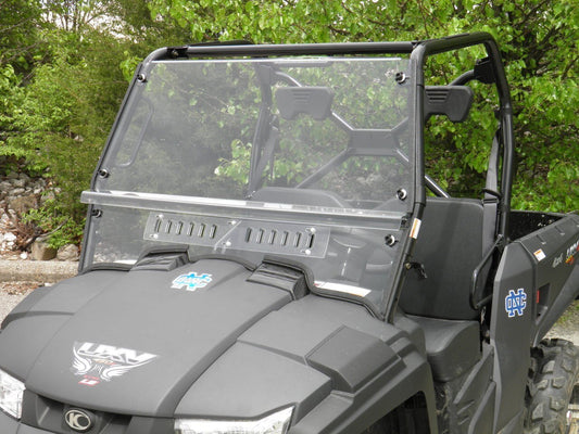 Kymco 450 - 2 Pc Scratch-Resistant Windshield (KYM450-GX2-MR1) - 3 Star UTV