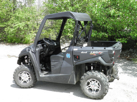 Kymco 450 - Vinyl Windshield/Top Combo (KYM450-WTO-BLK) - 3 Star UTV