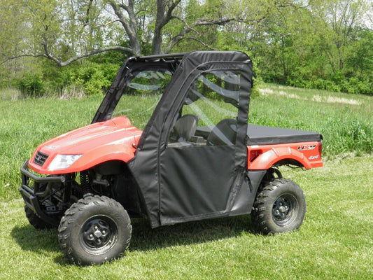 3 Star UTV Kymco 500 - Soft Doors (KYM500-DOF-BLK) - 3 Star UTV