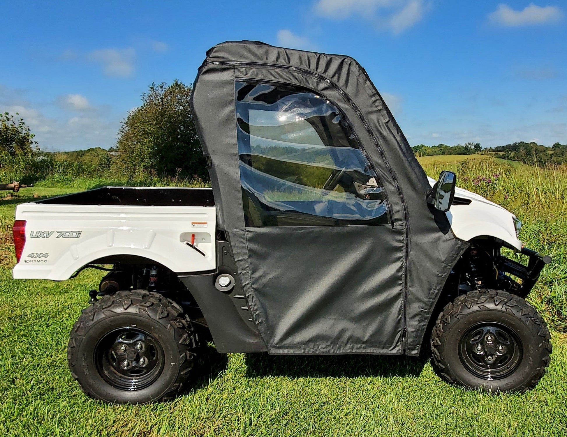 3 Star UTV Kymco 700 (2014-2017) - Soft Doors (KYM700-DOF-BLK) - 3 Star UTV