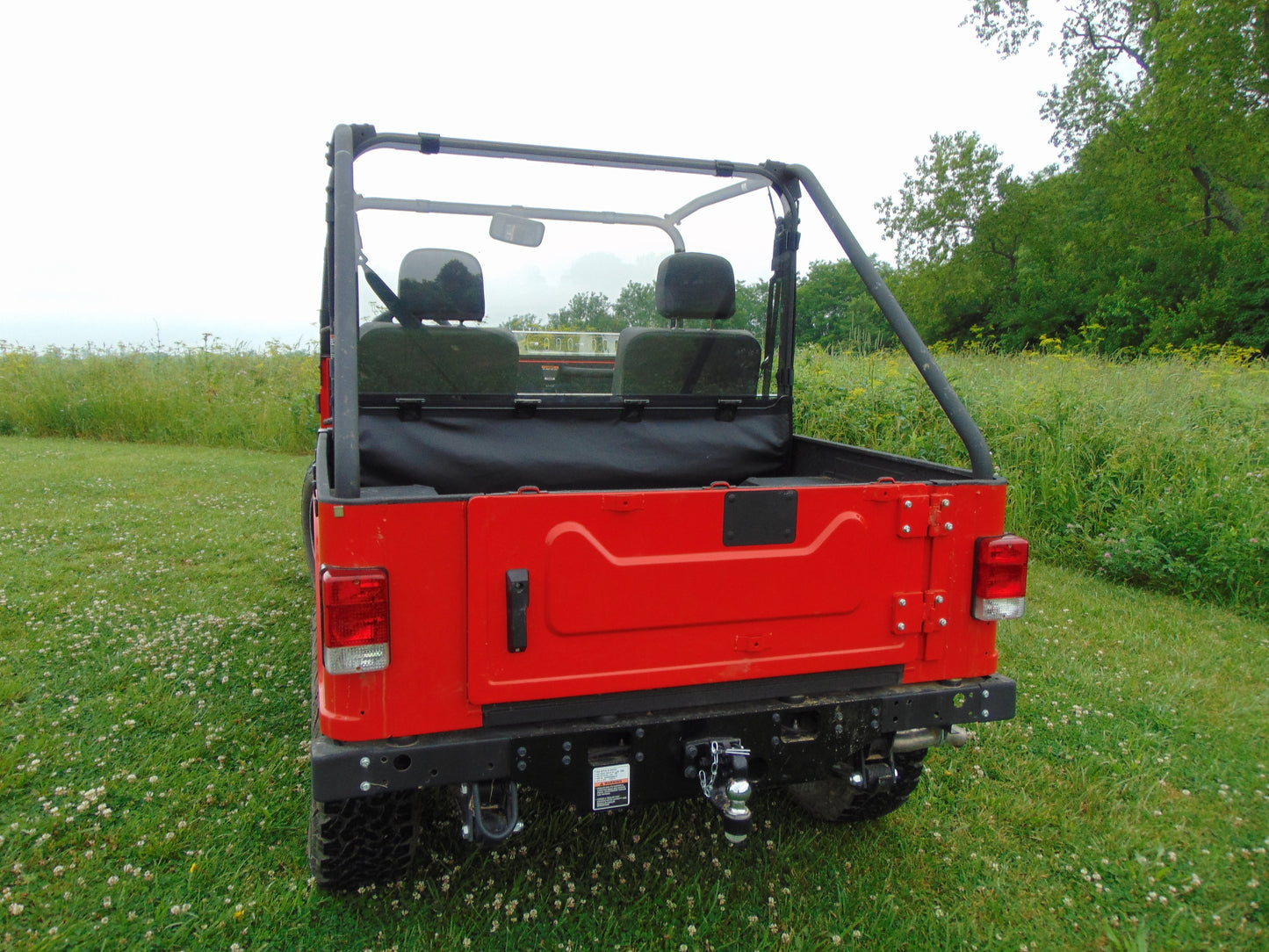 Mahindra Roxor - Lexan Back Panel w/Clamp and (MAHROX-LBK-CLR) - 3 Star UTV