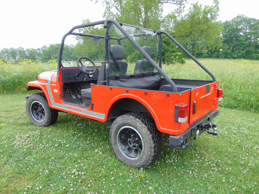 Mahindra Roxor - Lexan Back Panel w/Clamp and Vent Options