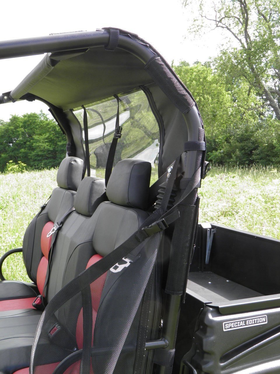 3 Star UTV Mahindra 750/1000 - Soft Back Panel (MAHXTV-BCK-BLK) - 3 Star UTV